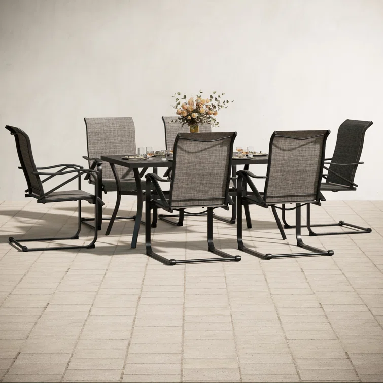 Aivo+6+-+Person+Rectangular+Outdoor+Dining+Set