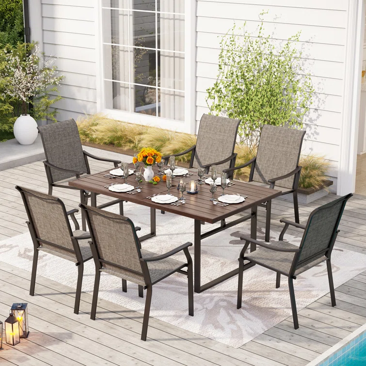 Basima+6+-+Person+Rectangular+Outdoor+Dining+Set